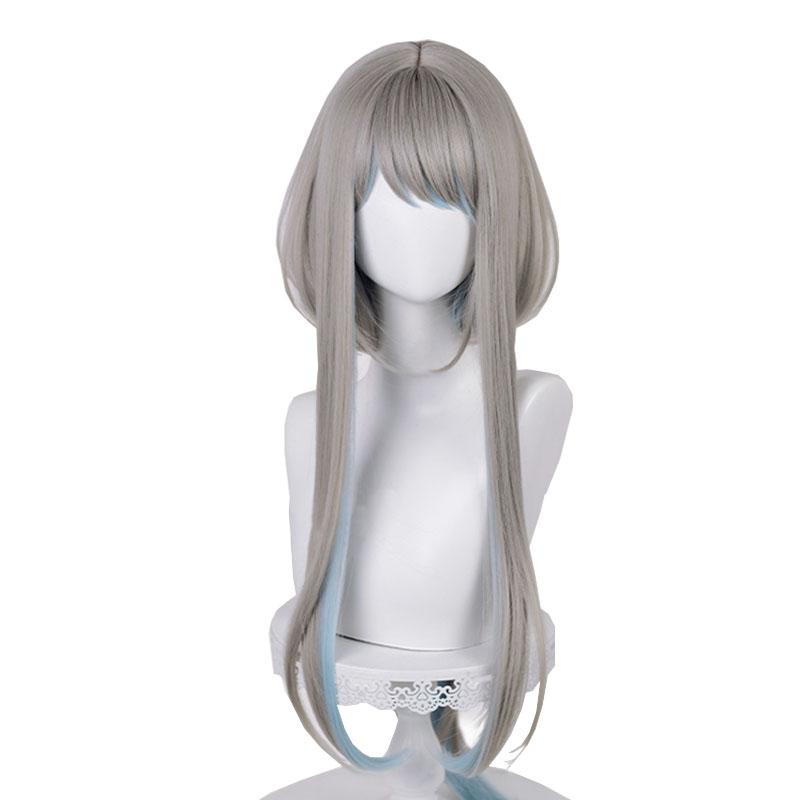 Genshin Impact Guizhong Long Grey Cosplay Wigs