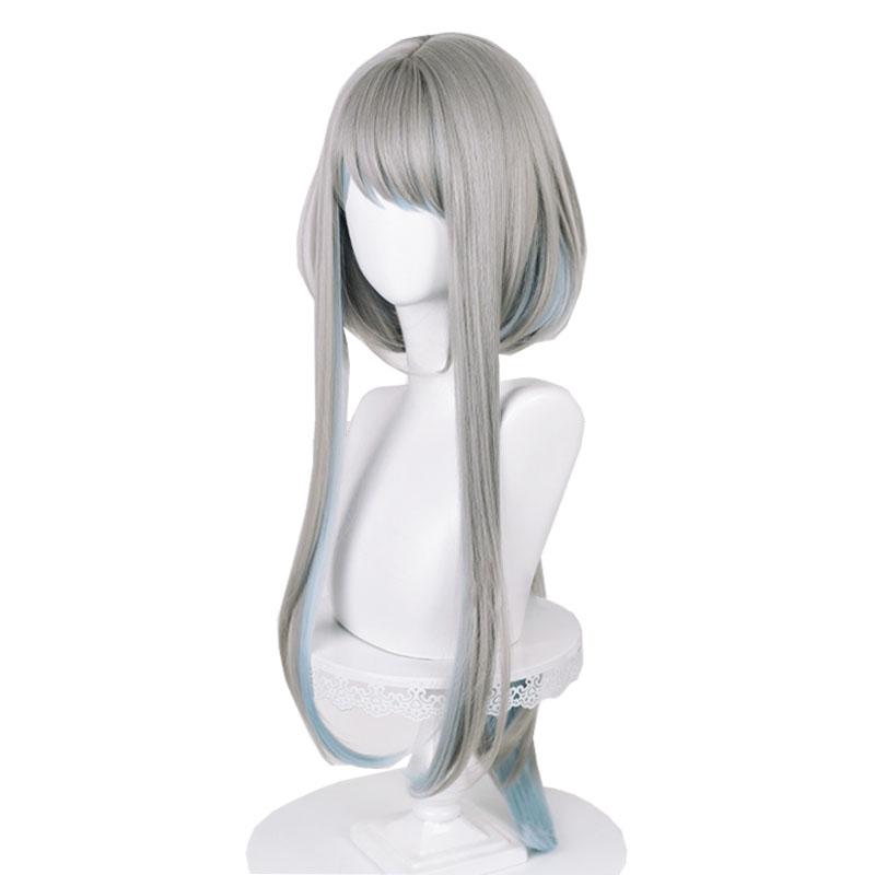 Genshin Impact Guizhong Long Grey Cosplay Wigs