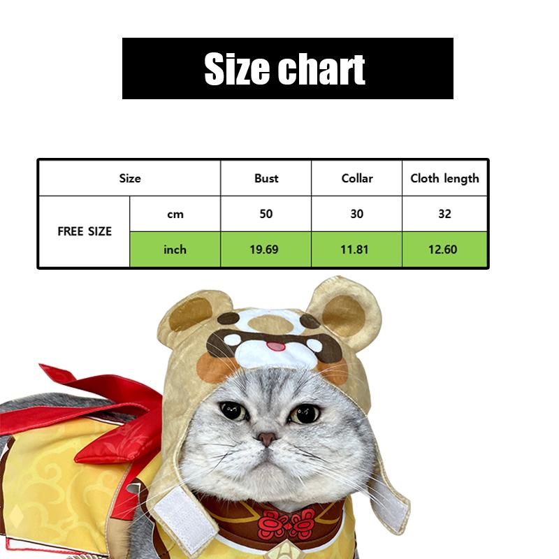 Genshin Impact Guoba Hat Cat Cosplay Costume