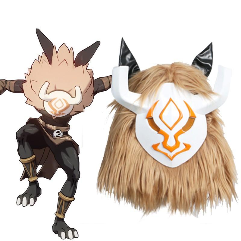 Genshin Impact Hilichurl Headgear And Mask Cosplay Props