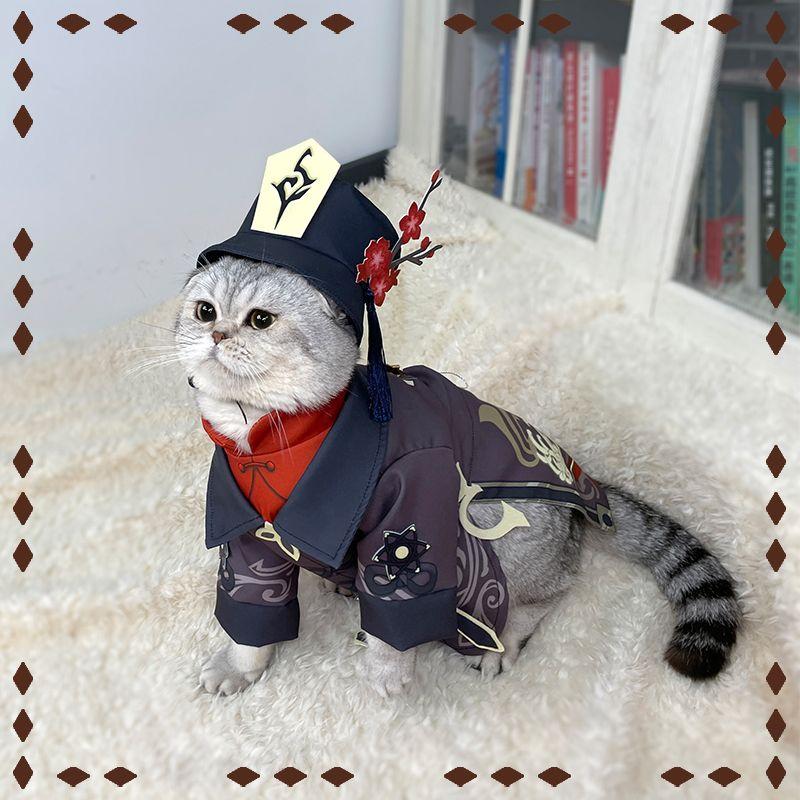 Genshin Impact Hutao Cat Cosplay Costume