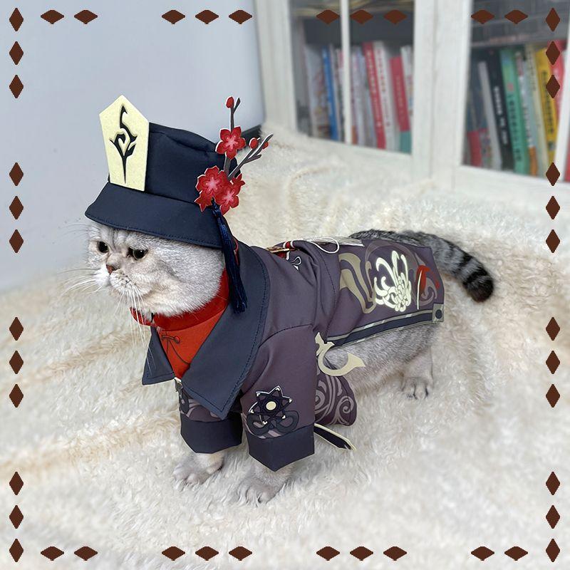 Genshin Impact Hutao Cat Cosplay Costume