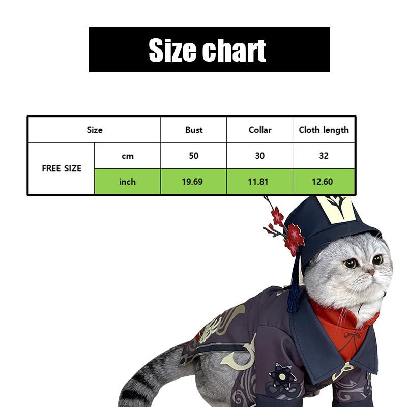 Genshin Impact Hutao Cat Cosplay Costume