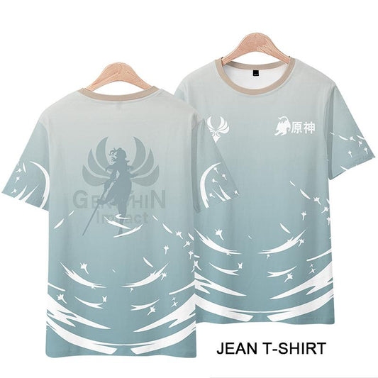 Genshin Impact Jean T-shirt Cosplay Costume