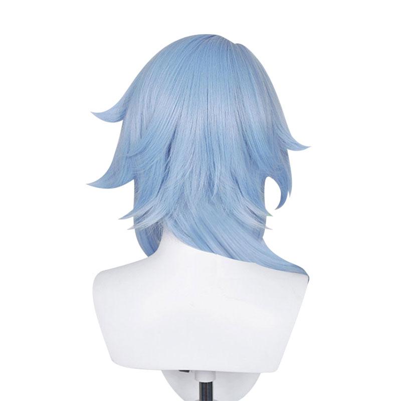 Genshin Impact Kamisato Ayato Light Blue Cosplay Wigs