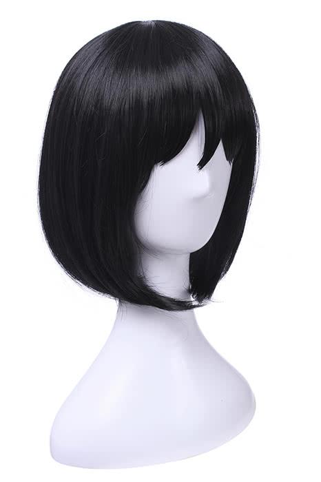 Game Genshin Impact Katheryne Black Cosplay Wigs