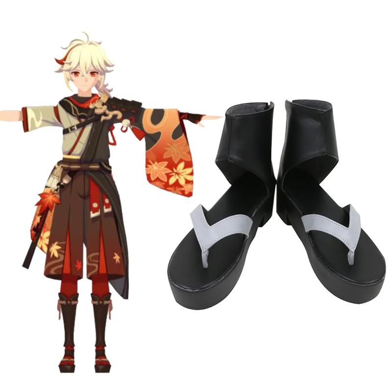 Game Genshin Impact Kazuha Cosplay Shoes