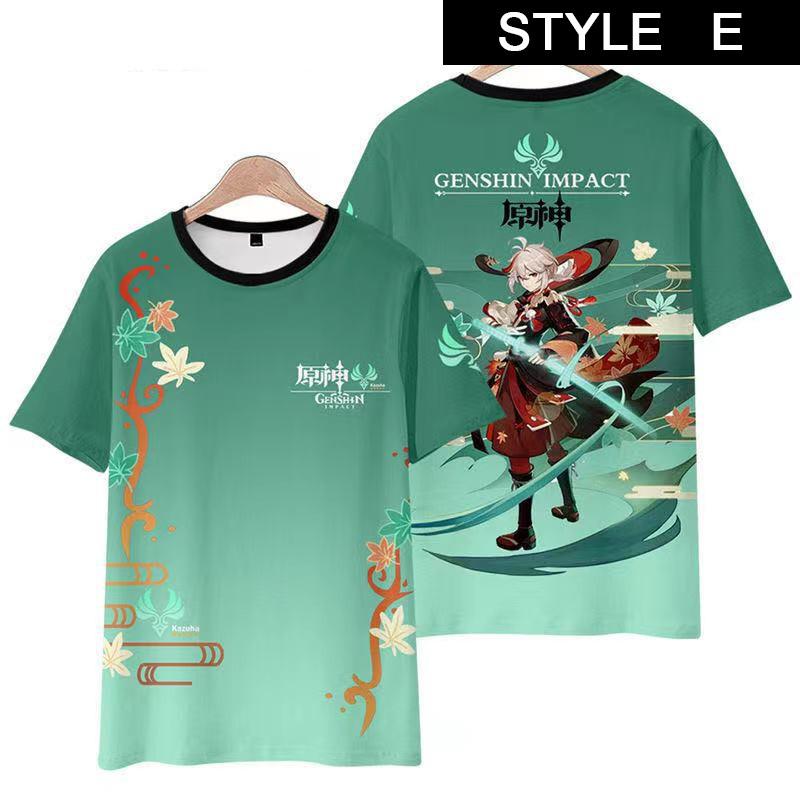Genshin Impact Kazuha T-shirt Cosplay Costume