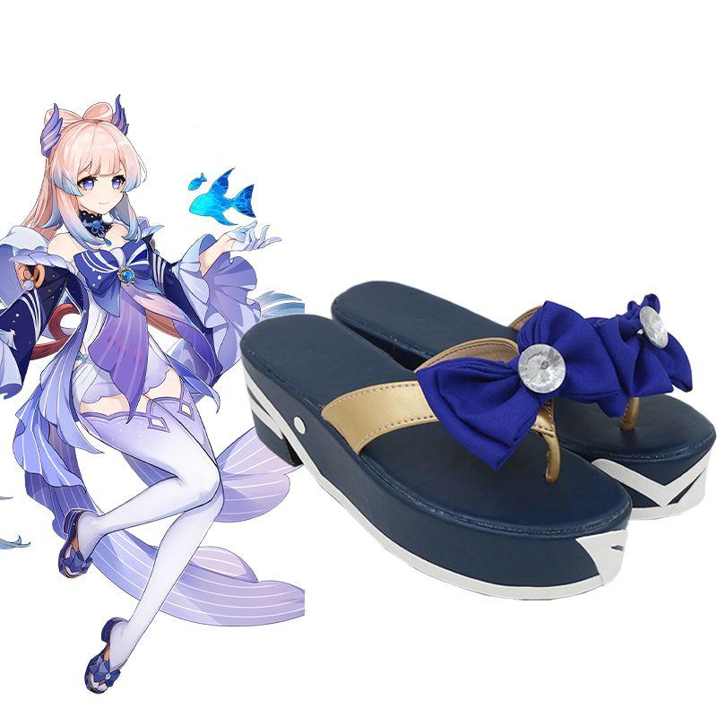 Genshin Impact Kokomi Cosplay Shoes