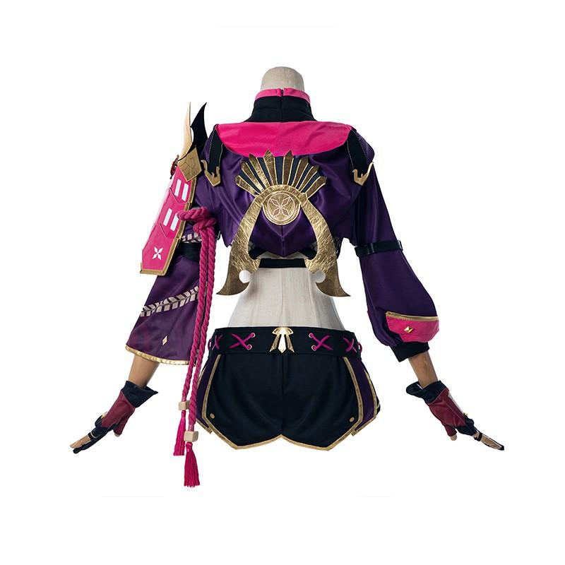 Genshin Impact Kuki Shinobu Cosplay Costume