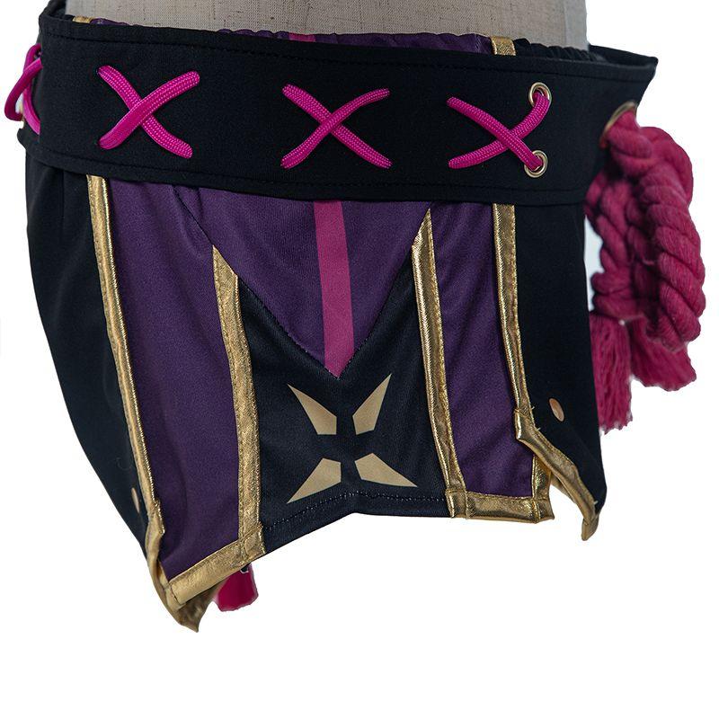 Genshin Impact Kuki Shinobu Cosplay Costume