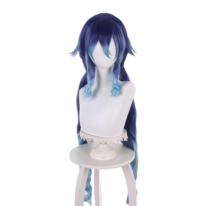 Genshin Impact Layla Long Gradient Cosplay Wigs