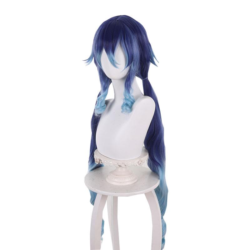 Genshin Impact Layla Long Gradient Cosplay Wigs