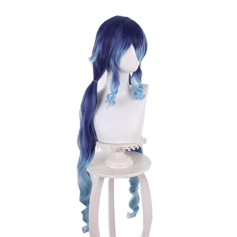 Genshin Impact Layla Long Gradient Cosplay Wigs