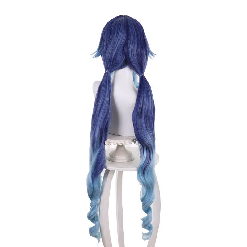 Genshin Impact Layla Long Gradient Cosplay Wigs