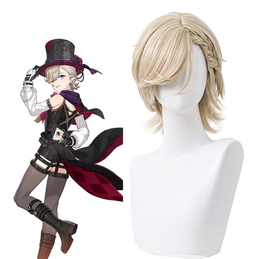 Genshin Impact Lyney Cosplay Wig