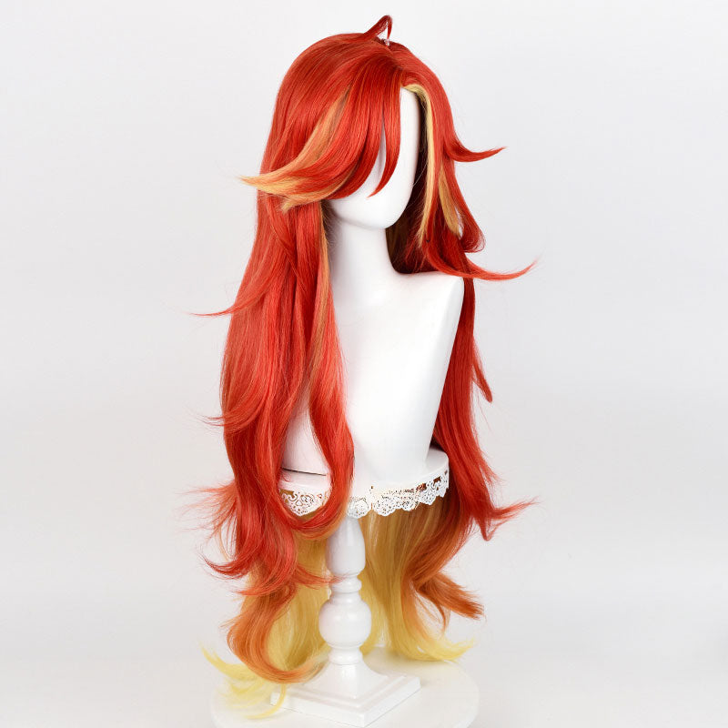 Genshin Impact Mavuika Cosplay Wig