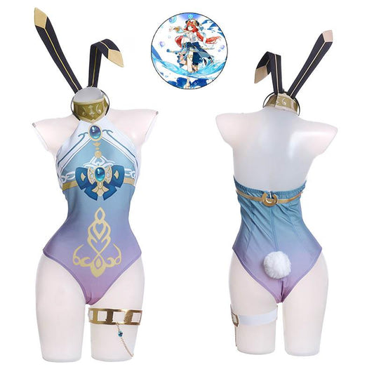 Genshin Impact Nilou Fanart Bunny Girl Cosplay Costume Style3