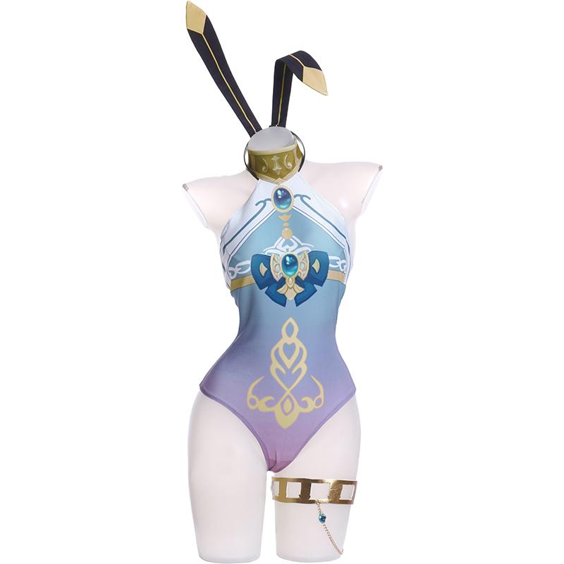 Genshin Impact Nilou Fanart Bunny Girl Cosplay Costume Style3