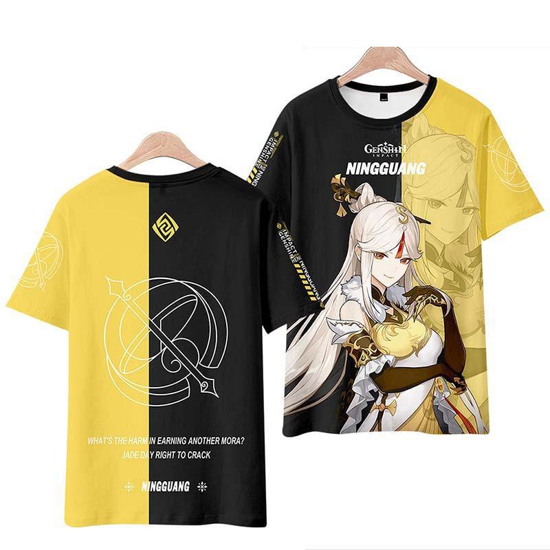 Genshin Impact Ningguang T-shirt Cosplay Costume