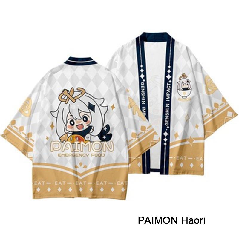 Genshin Impact Paimon Haori Cosplay Costume