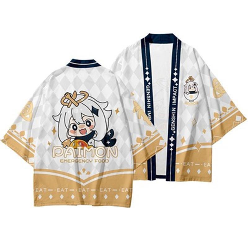 Genshin Impact Paimon Haori Cosplay Costume