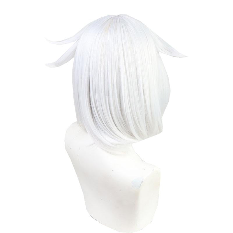 Genshin Impact Paimon Silver Cosplay Wigs