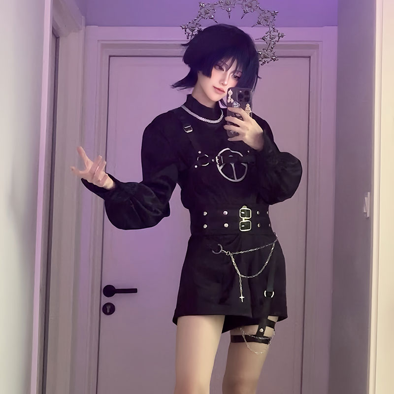 Genshin Impact Scaramouche Fanart Cosplay Costume