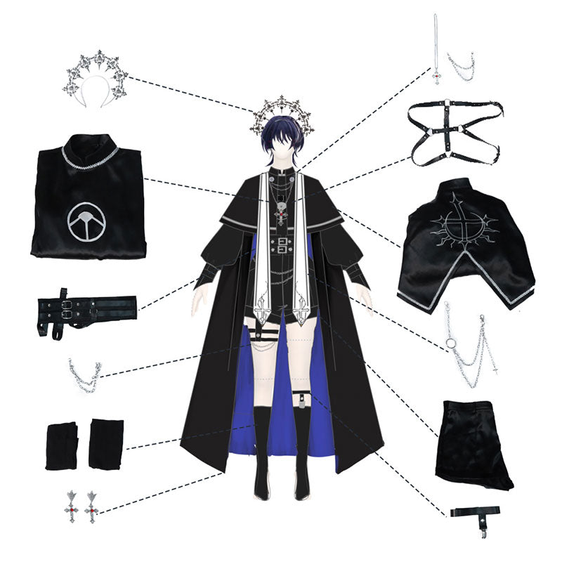 Genshin Impact Scaramouche Fanart Cosplay Costume