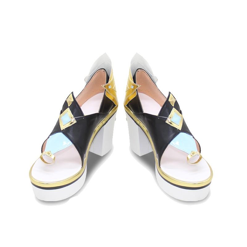 Game Genshin Impact Shenhe Cosplay Shoes