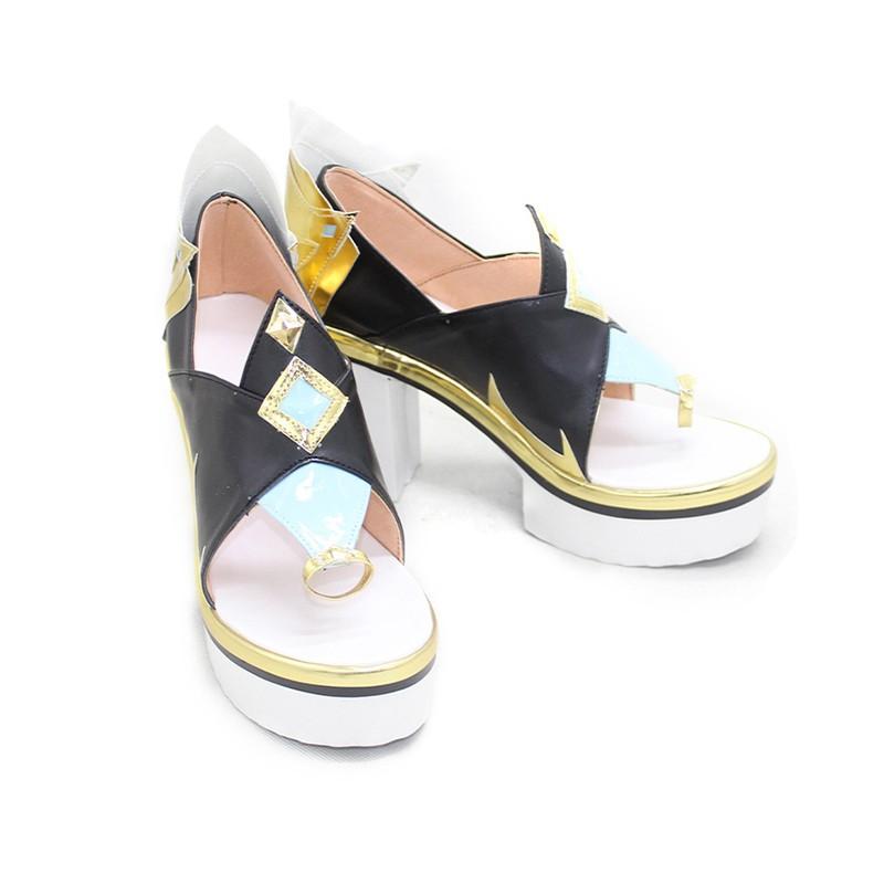 Game Genshin Impact Shenhe Cosplay Shoes