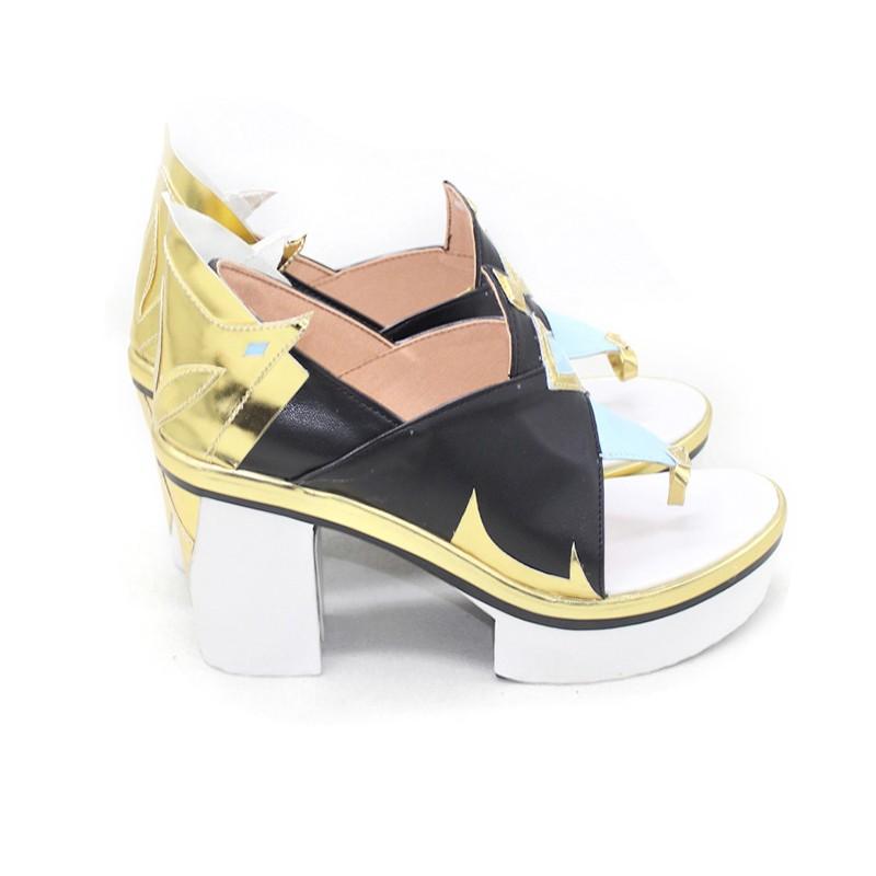 Game Genshin Impact Shenhe Cosplay Shoes