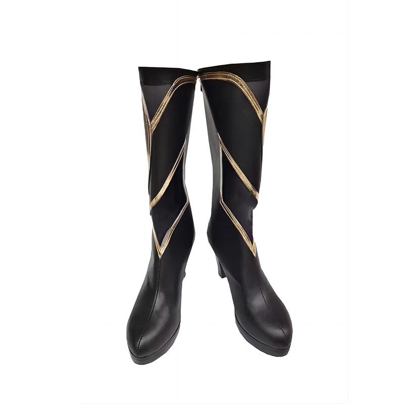 Genshin Impact Streetward Rambler Madame Ping Cosplay Shoes