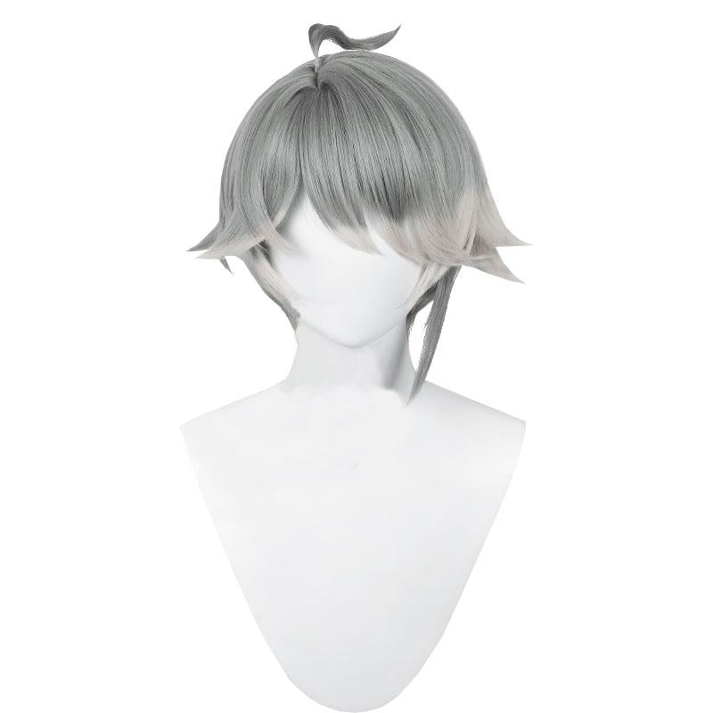 Genshin Impact Sumeru Al haitham Grey Short Cosplay Wigs