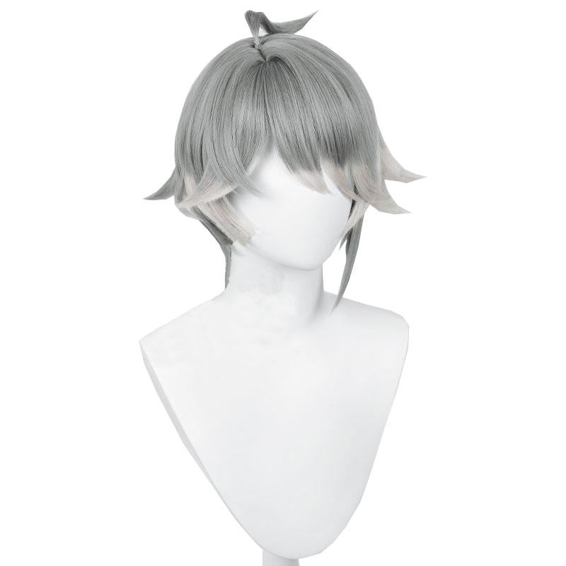 Genshin Impact Sumeru Al haitham Grey Short Cosplay Wigs