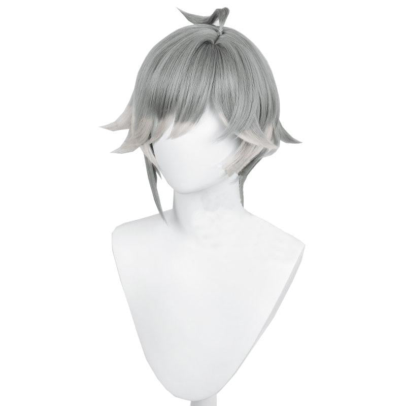 Genshin Impact Sumeru Al haitham Grey Short Cosplay Wigs