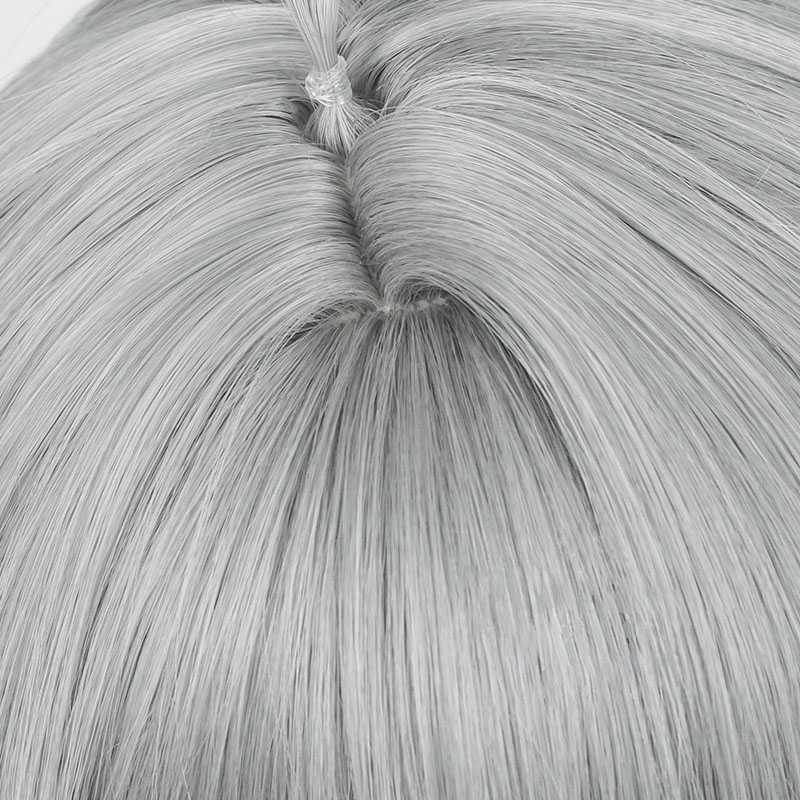 Genshin Impact Sumeru Al haitham Grey Short Cosplay Wigs