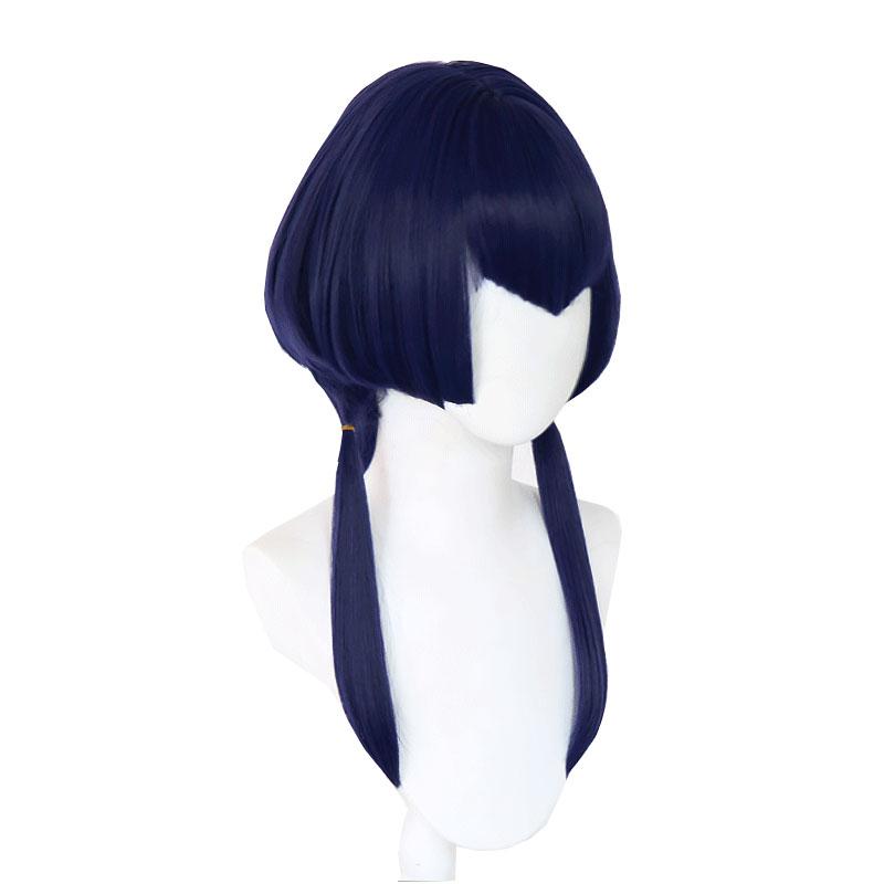 Genshin Impact Sumeru Candace Dark Blue Cosplay Wigs