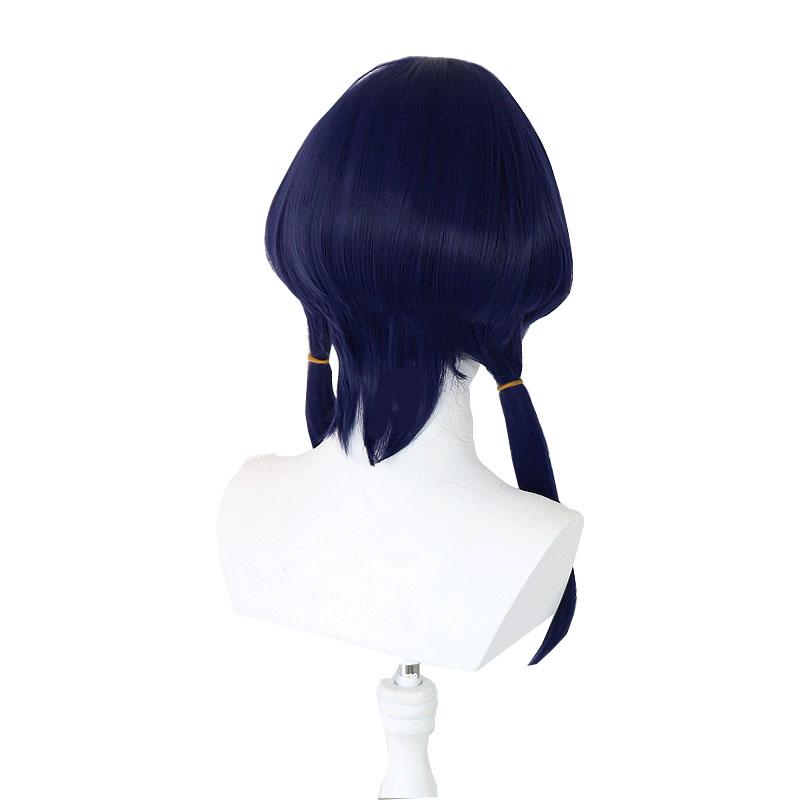 Genshin Impact Sumeru Candace Dark Blue Cosplay Wigs
