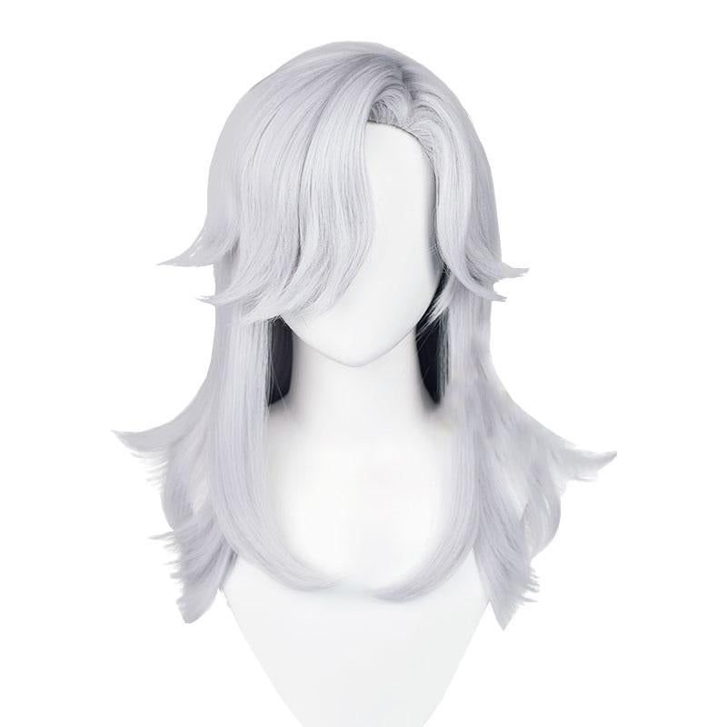 Genshin Impact Sumeru Cyno Silver Cosplay Wigs