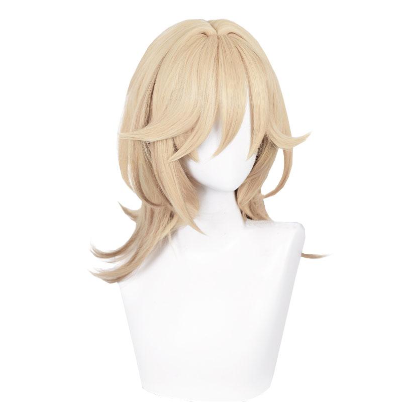 Genshin Impact Sumeru Kaveh Blonde Cosplay Wigs