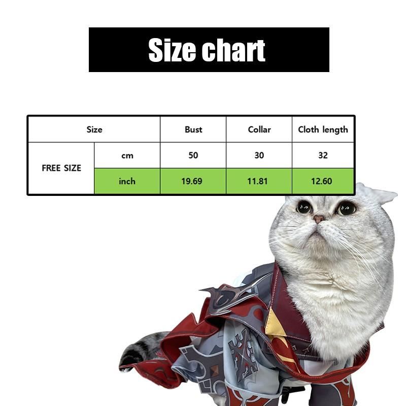 Genshin Impact Tartaglia Cat Cosplay Costume