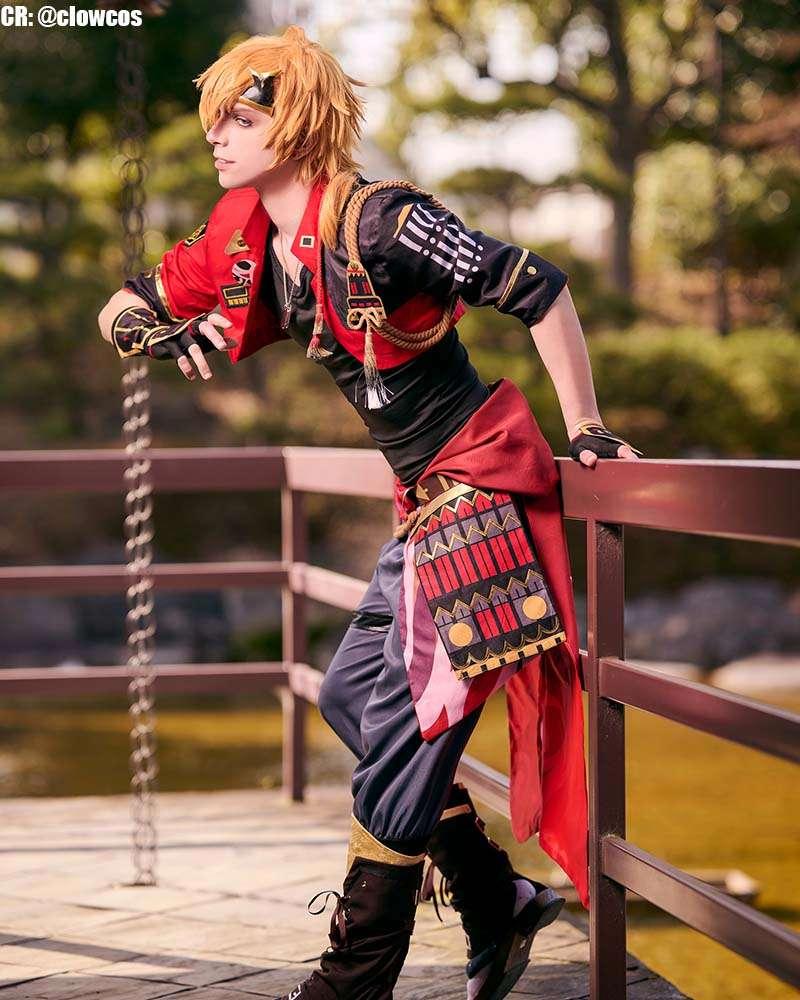 Genshin Impact Tohma Thoma Cosplay Costume