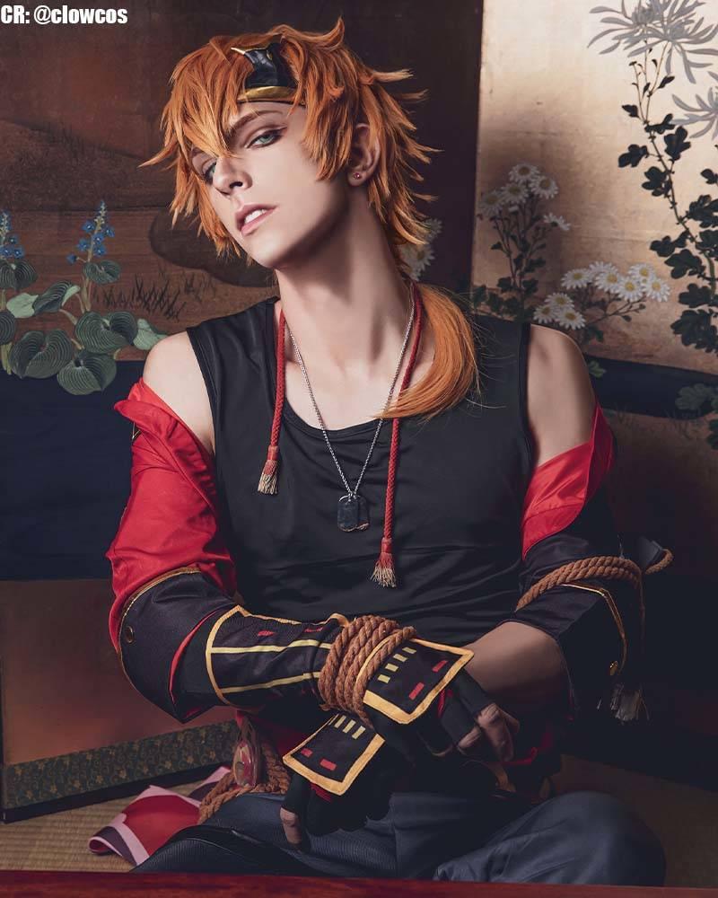 Genshin Impact Tohma Thoma Cosplay Costume
