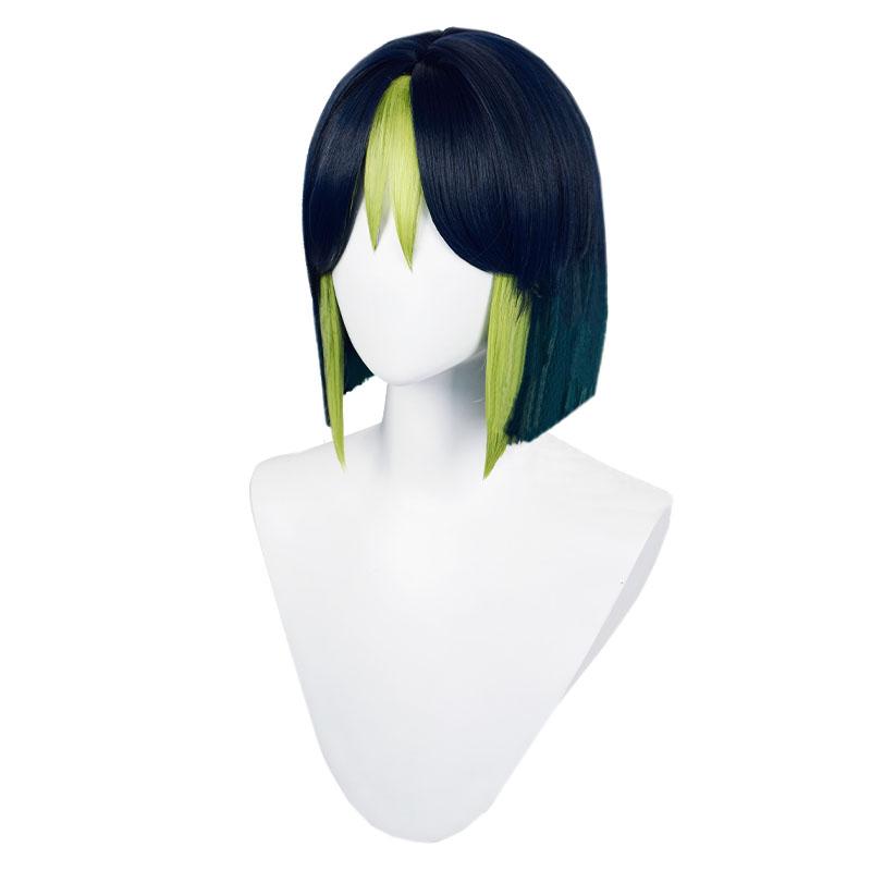 Game Genshin Impact Sumeru Tighnari Mixed Color Cosplay Wigs