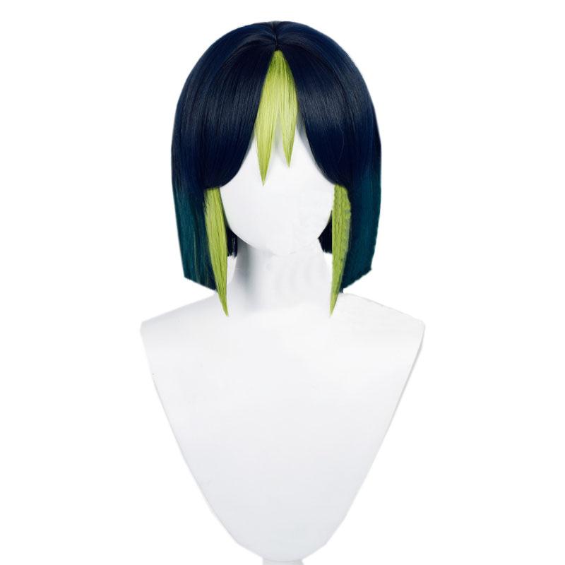 Game Genshin Impact Sumeru Tighnari Mixed Color Cosplay Wigs