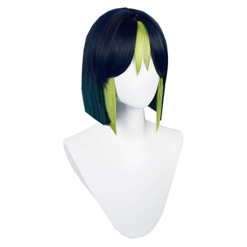 Game Genshin Impact Sumeru Tighnari Mixed Color Cosplay Wigs