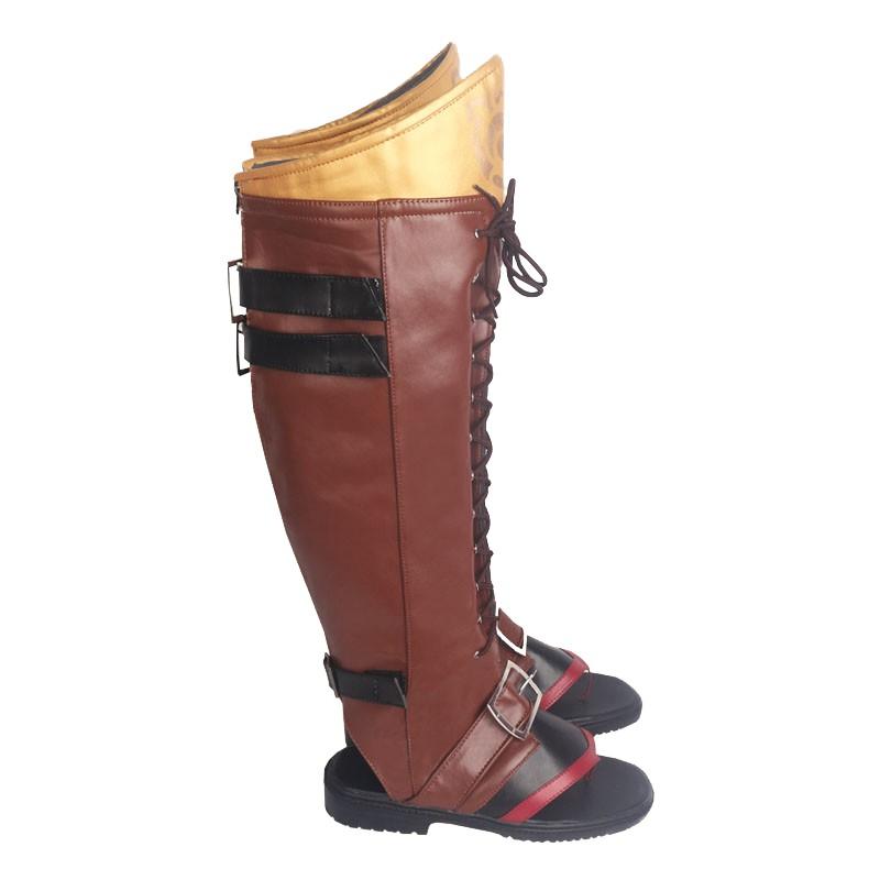 Genshin Impact Tohma Golden Cosplay Shoes