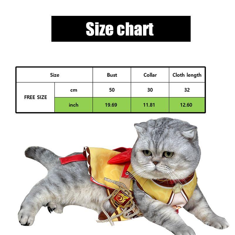 Genshin Impact Xiangling Cat Cosplay Costume