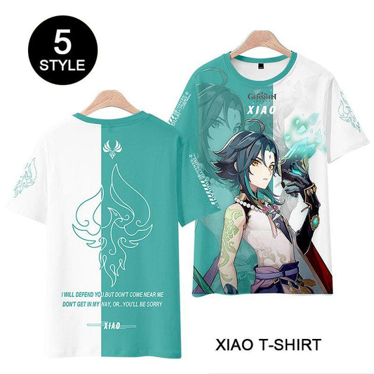 Genshin Impact Xiao T-shirt Cosplay Costume